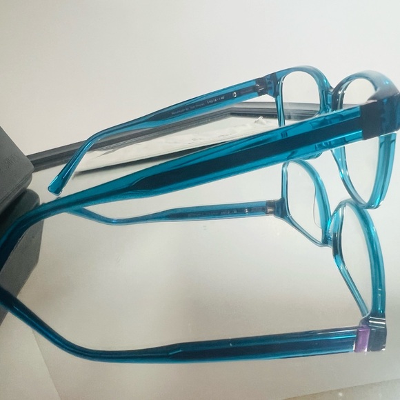 TOM DAVIES TD679 Col 1950 teal blue and purple acetate 54-16-140 New - Picture 8 of 14